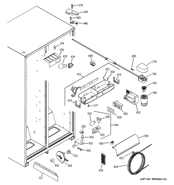 Diagram for GSH25VGREWW