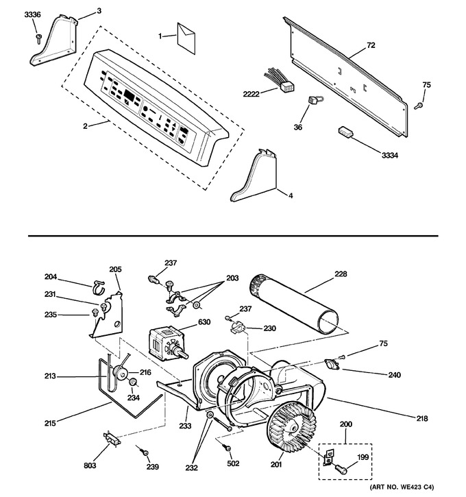 Diagram for DPSB620GC2WW
