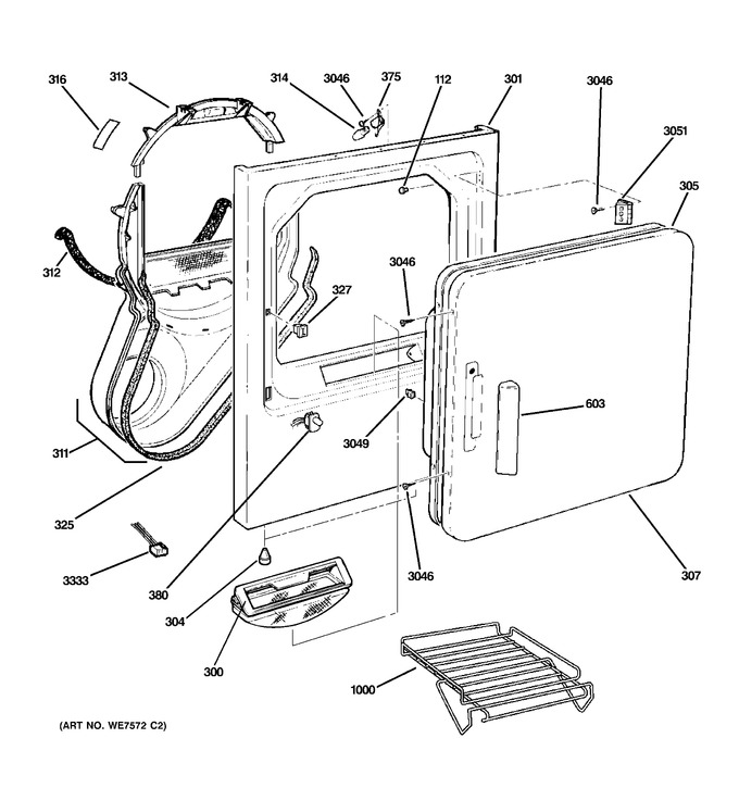 Diagram for DPSB620GC2WW