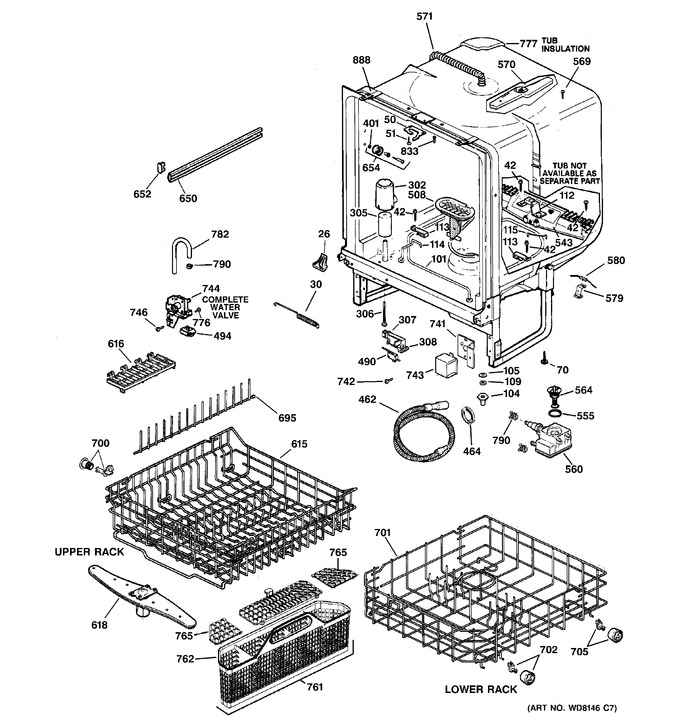 Diagram for GSD5760G03SS