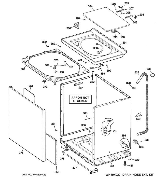 Diagram for WPRB8050D1WW
