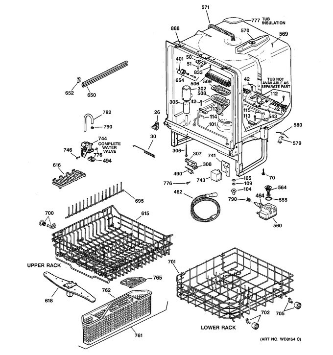 Diagram for EDW3000G01BB