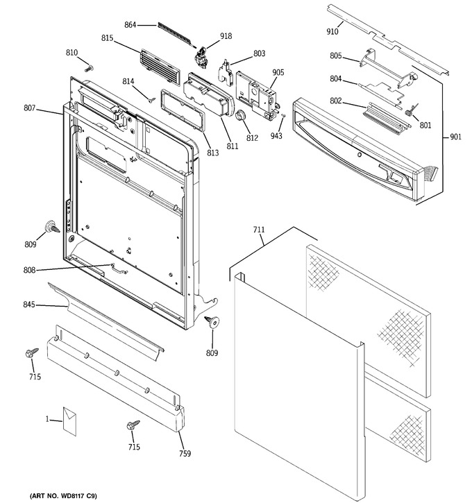 Diagram for GSD6100K03WW