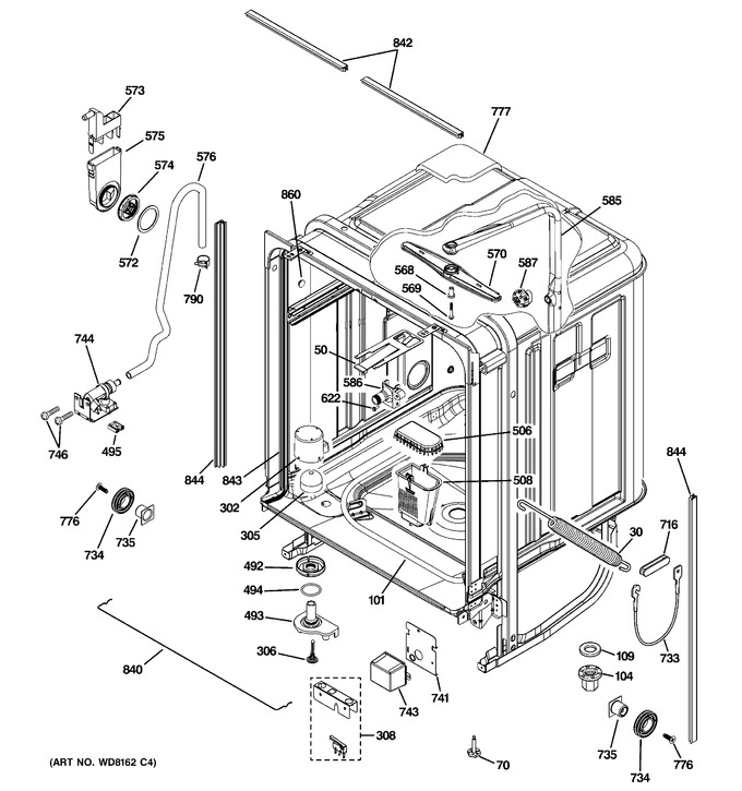 Diagram for PDW8612J03BB