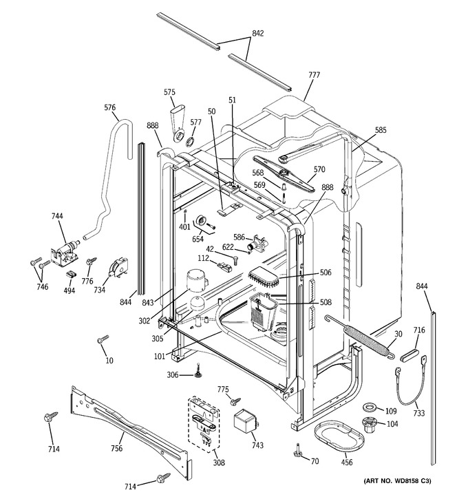 Diagram for GSD6700G03BB