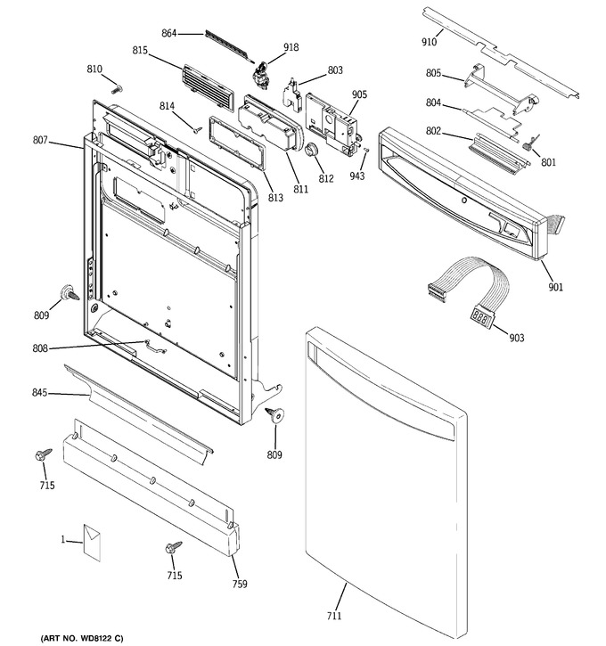 Diagram for PDW7300J03BB