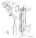 Diagram for 1 - Freezer Door