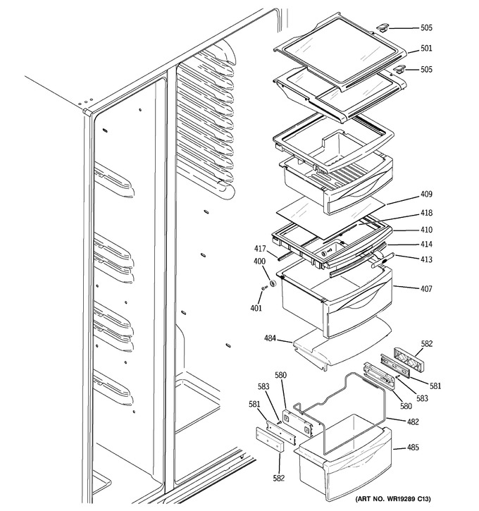 Diagram for GCR23YLRBWW