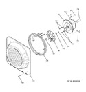 Diagram for 6 - Upper Oven Convection Fan