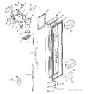Diagram for 1 - Freezer Door