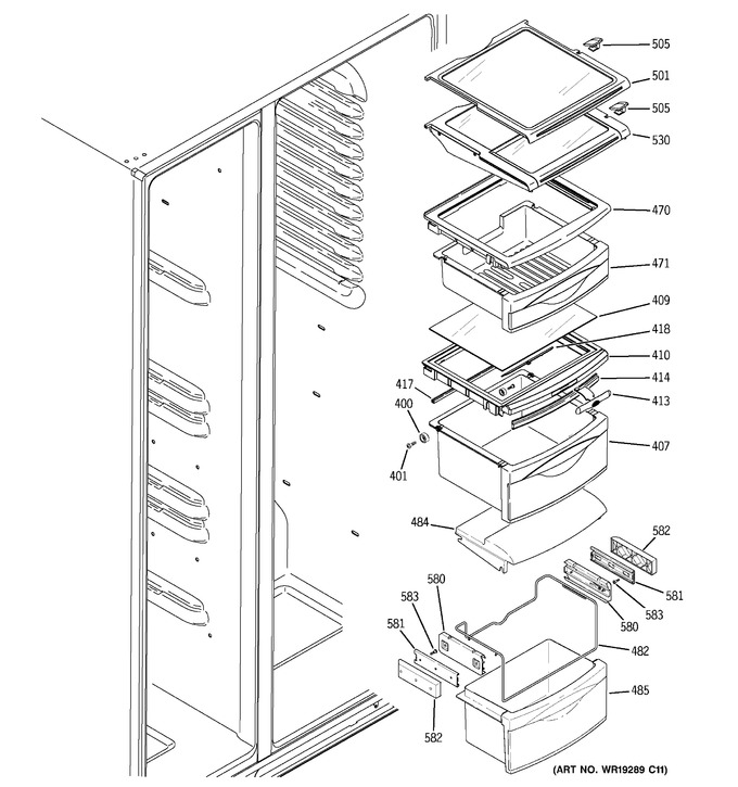 Diagram for GSC23LSRBSS
