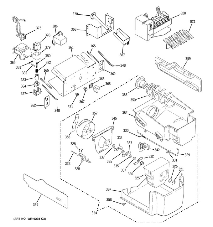 Diagram for DSS25KGRAWW
