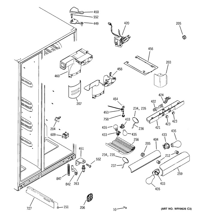 Diagram for GSS25YBSAWW
