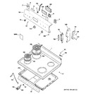 Diagram for 1 - Control Panel & Cooktop