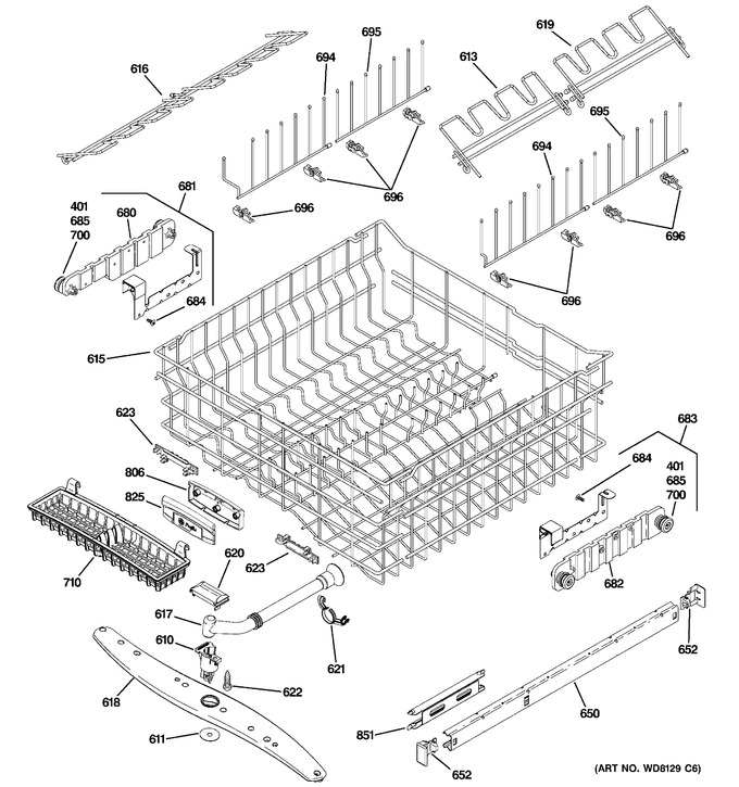 Diagram for PDW8700J03WW
