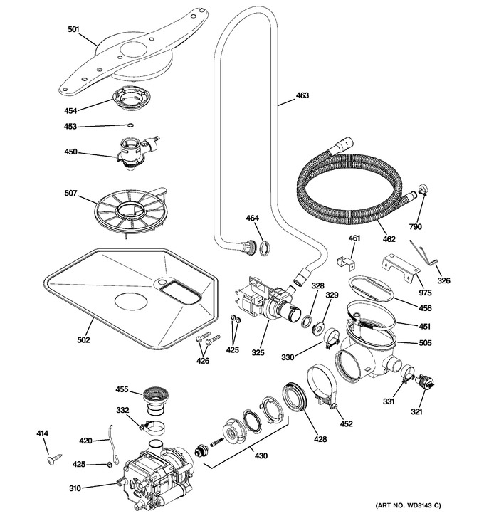Diagram for PDW8700J03CC