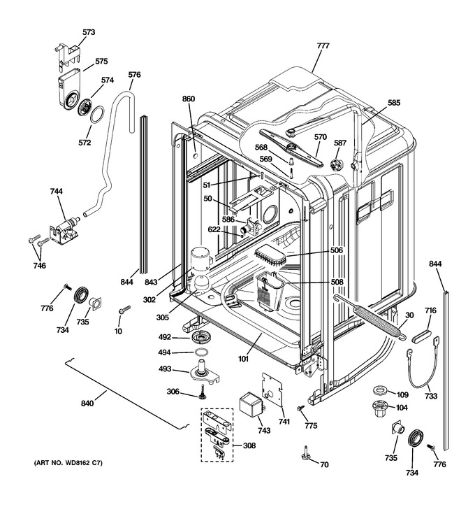 Diagram for PDW9280J03SS