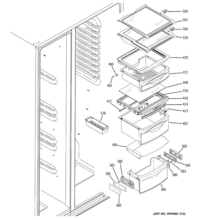 Diagram for PSG25MCSACBB