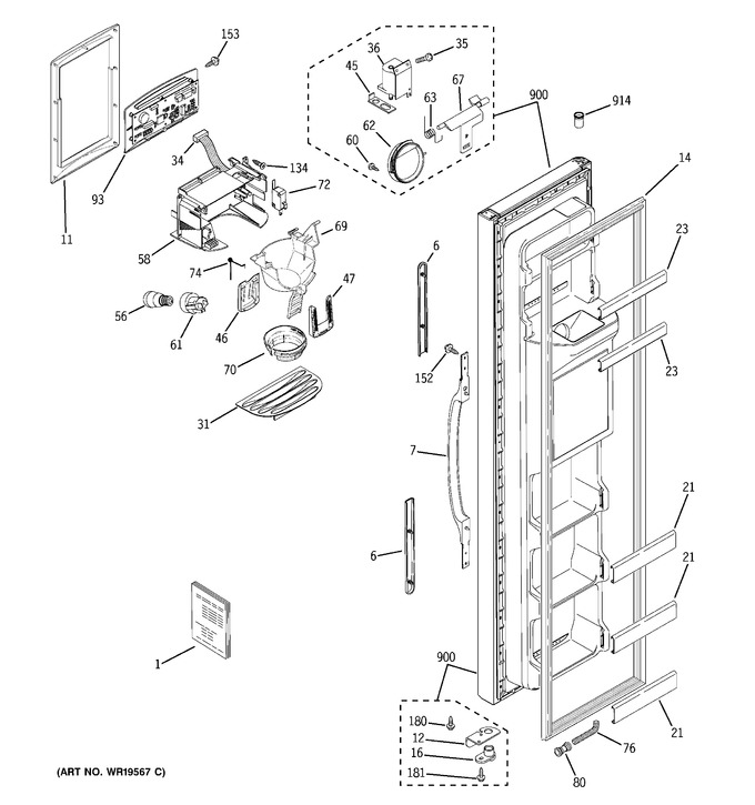 Diagram for RSG25KEPHFWW