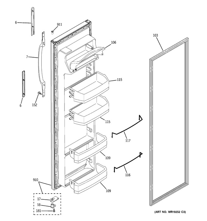 Diagram for RSG25KEPHFWW