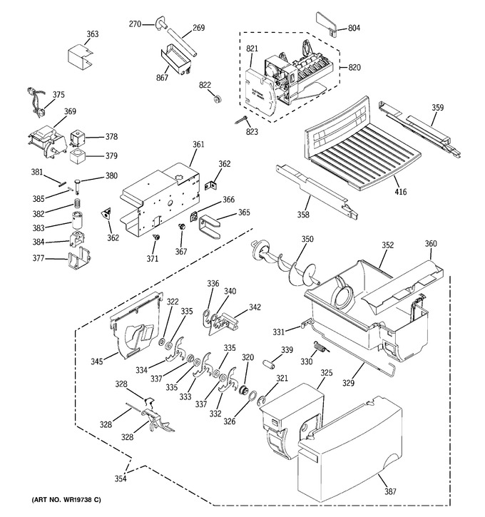 Diagram for HSS25GFPHWW