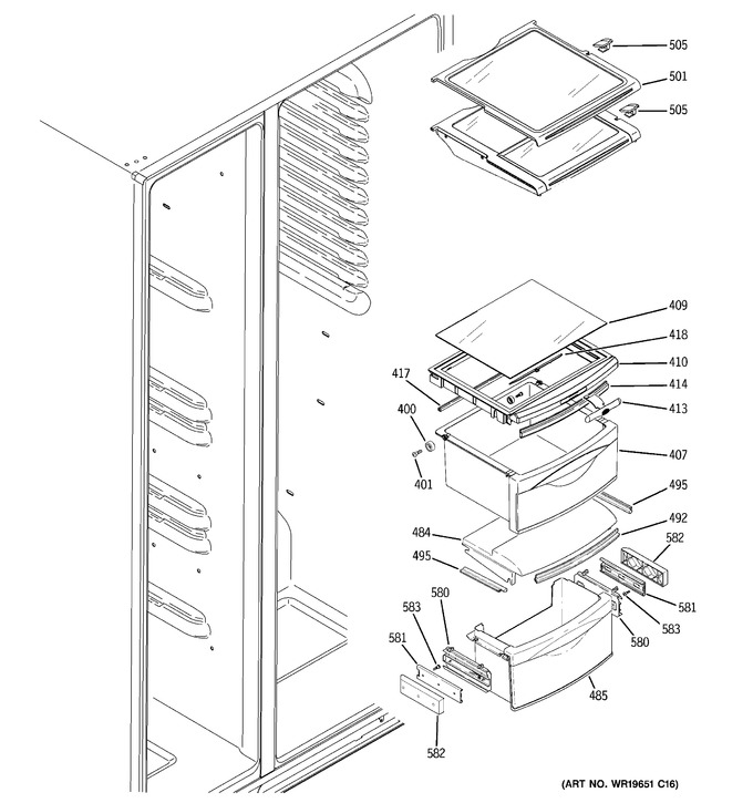 Diagram for GCR23YLRCWW