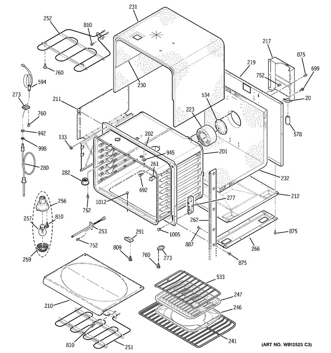 Diagram for JT952SF4SS