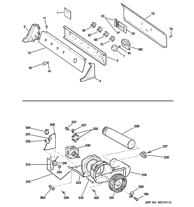 Diagram for DHDSR48EF0WW