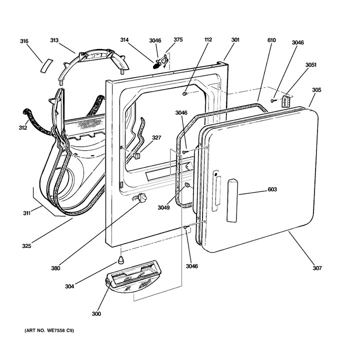 Diagram for DHDSR48GF0WW