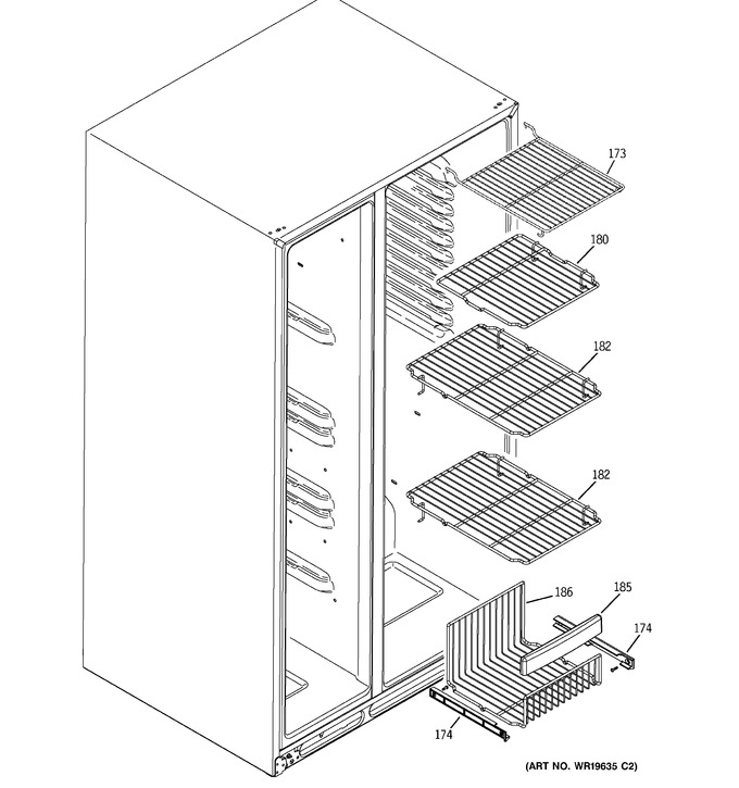 Diagram for GSX25YBSACWW
