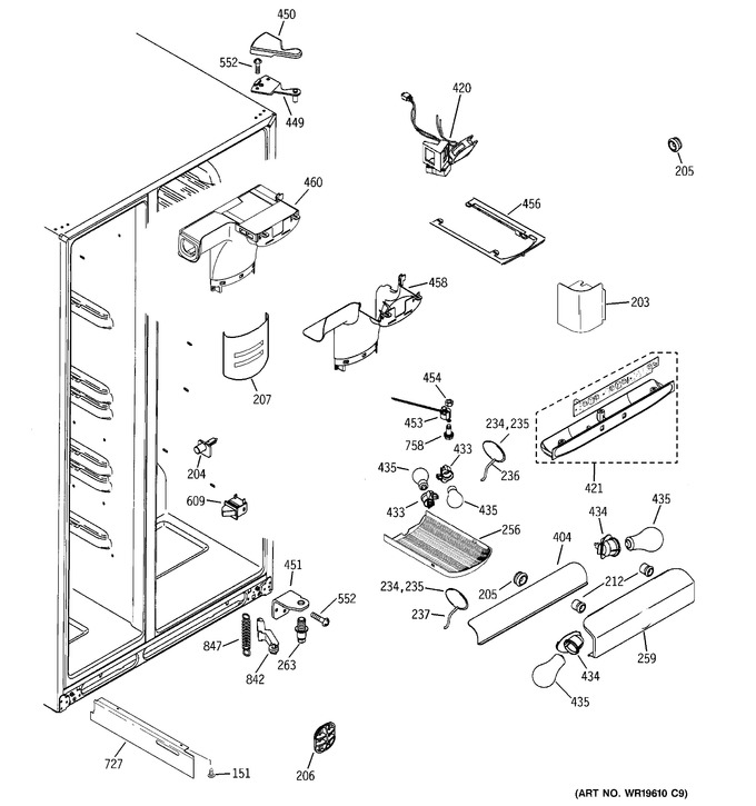 Diagram for GSX25YBSACWW