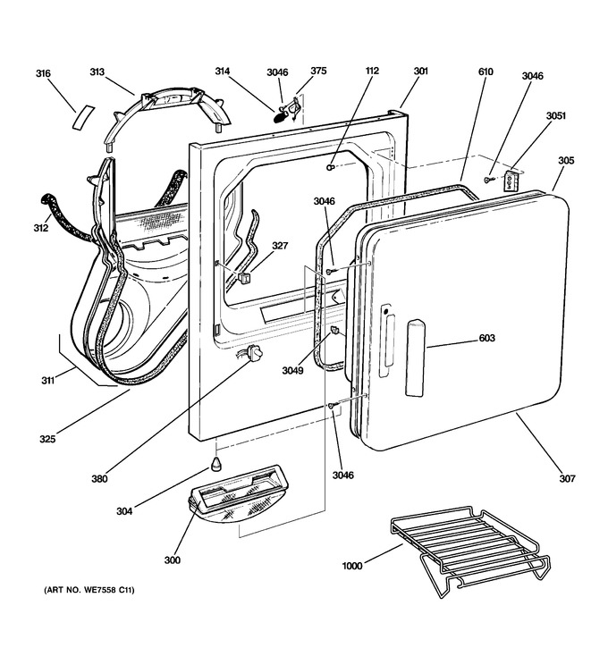 Diagram for DQSR483GE0CC