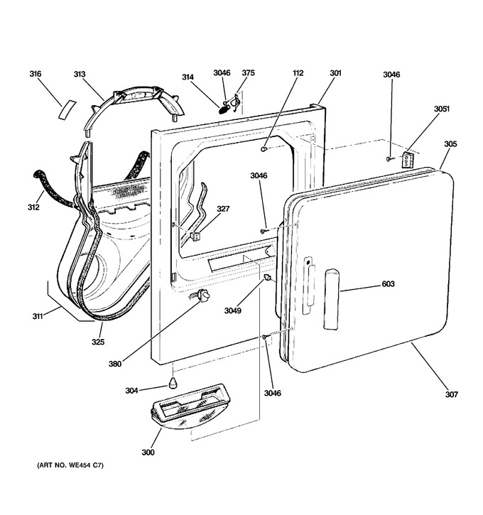 Diagram for DWXR485GB2WW