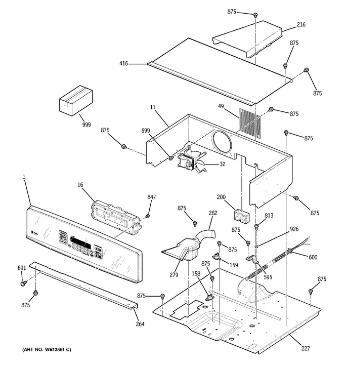 Diagram for JCK915WF1WW