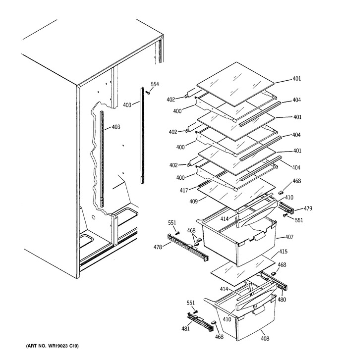 Diagram for HSM25GFRFSA