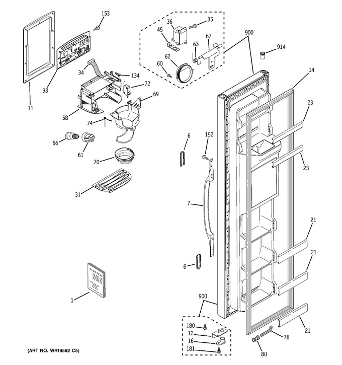 Diagram for HSS25GFPJWW