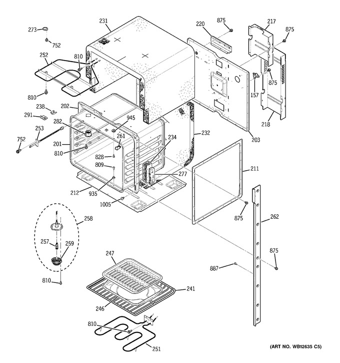Diagram for JKP28WF5WW