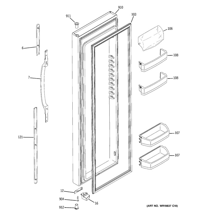 Diagram for GSS25VGSAWW