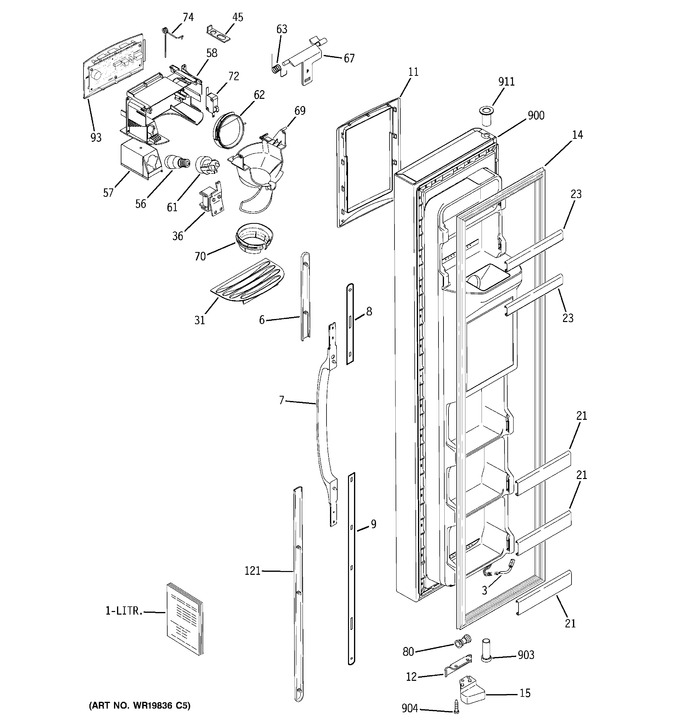 Diagram for ESL25XGSBBS