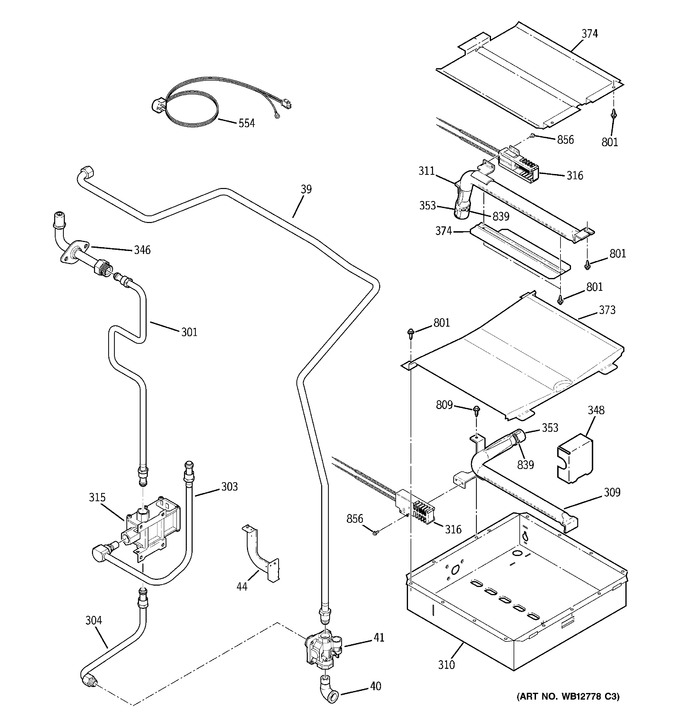 Diagram for JGSP28SEK2SS