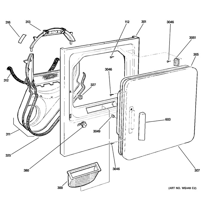 Diagram for DBLR333EE1WW