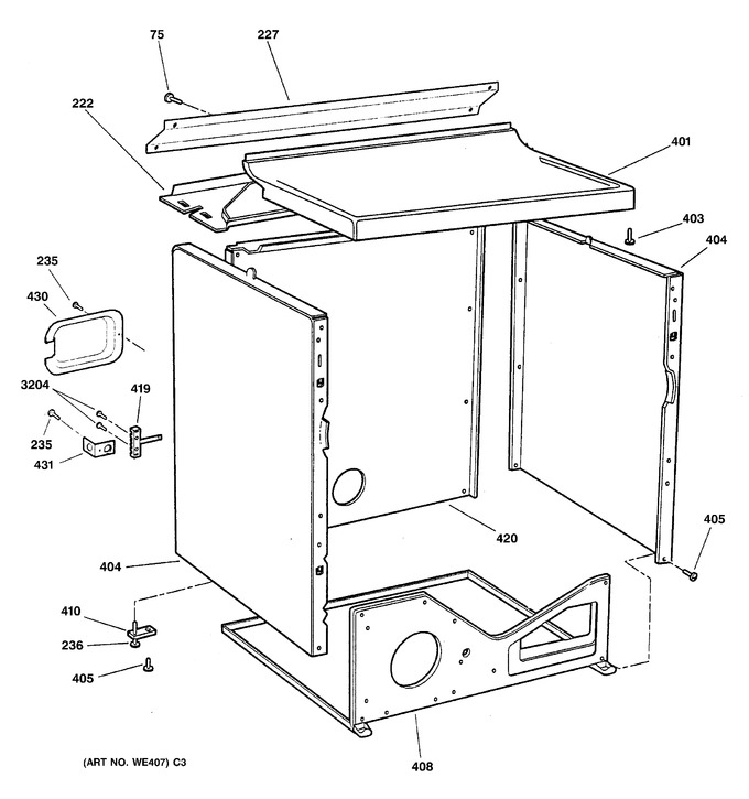 Diagram for DBSR453EB3CC