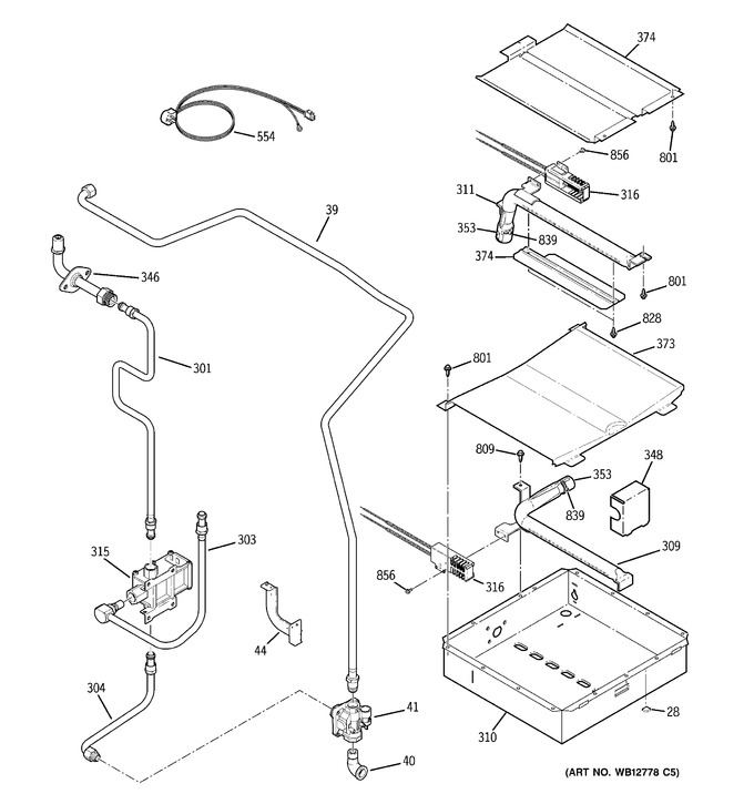 Diagram for JGSP48BH3BB