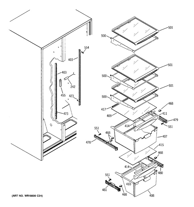 Diagram for GSS25JERFWW