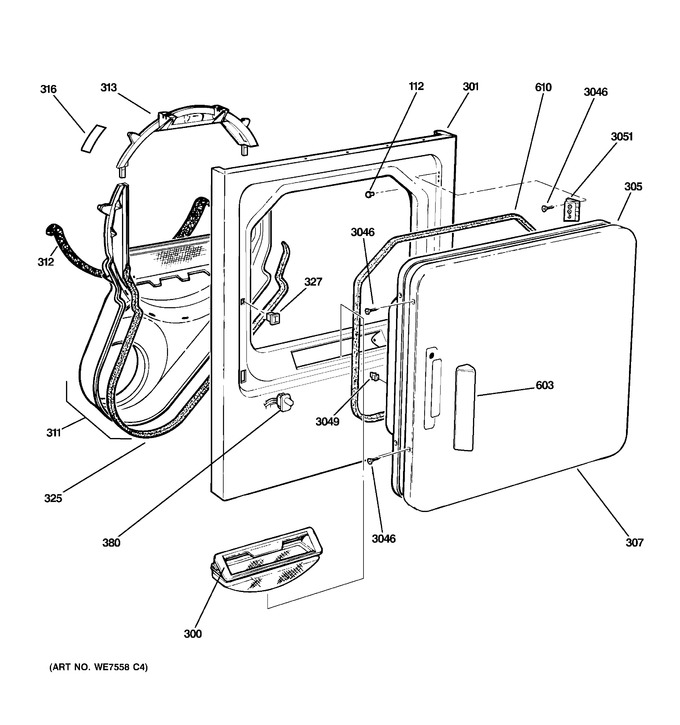 Diagram for DJXR433EC0WW