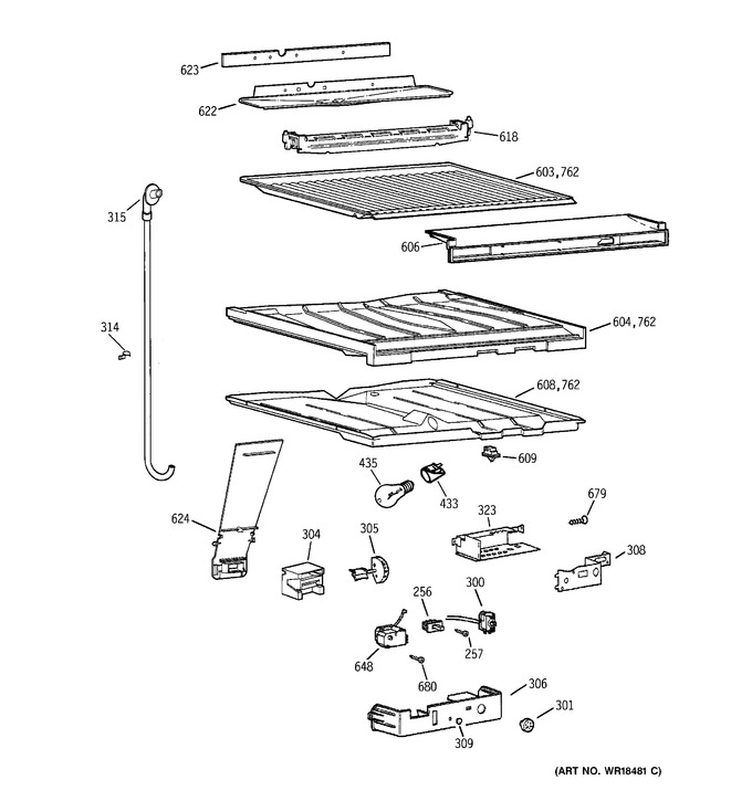 Diagram for TBX18GIDARWW
