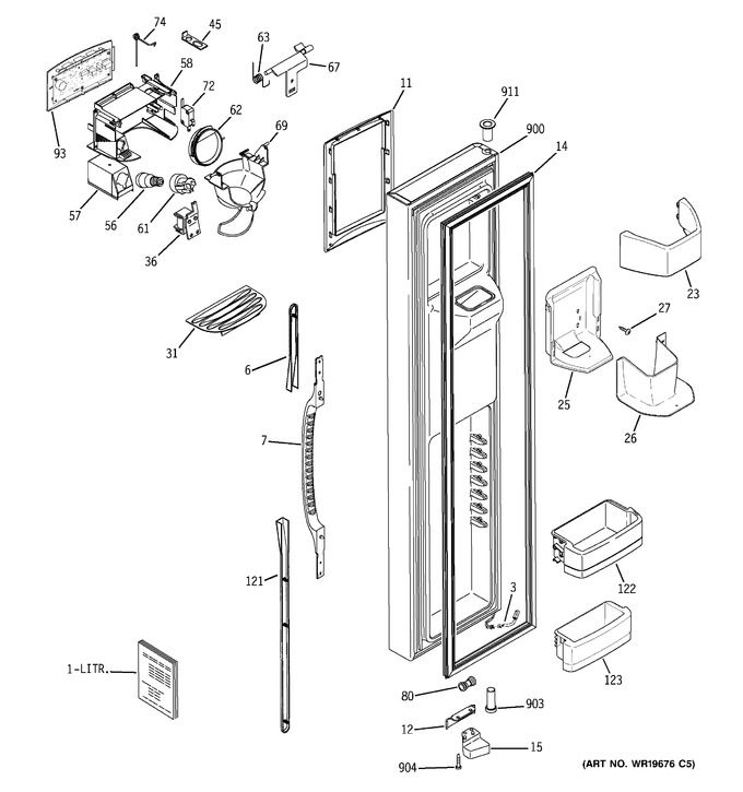 Diagram for ESF25LGREBB