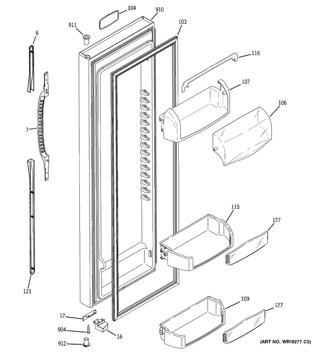 Diagram for ESF25LGREBB