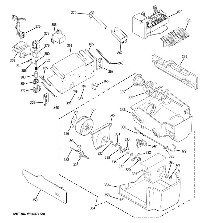 Diagram for ESF25LGREBB