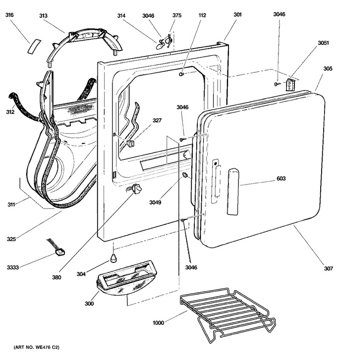 Diagram for DPSB620GC3WW